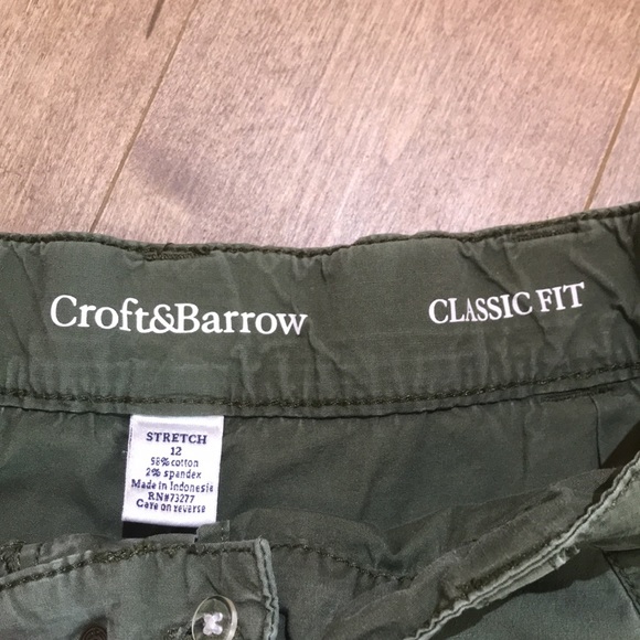 Croft & Barrow Skort khaki green - Picture 2 of 4
